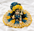 Beautiful combo of yellow and navy blue dress for laddu gopal