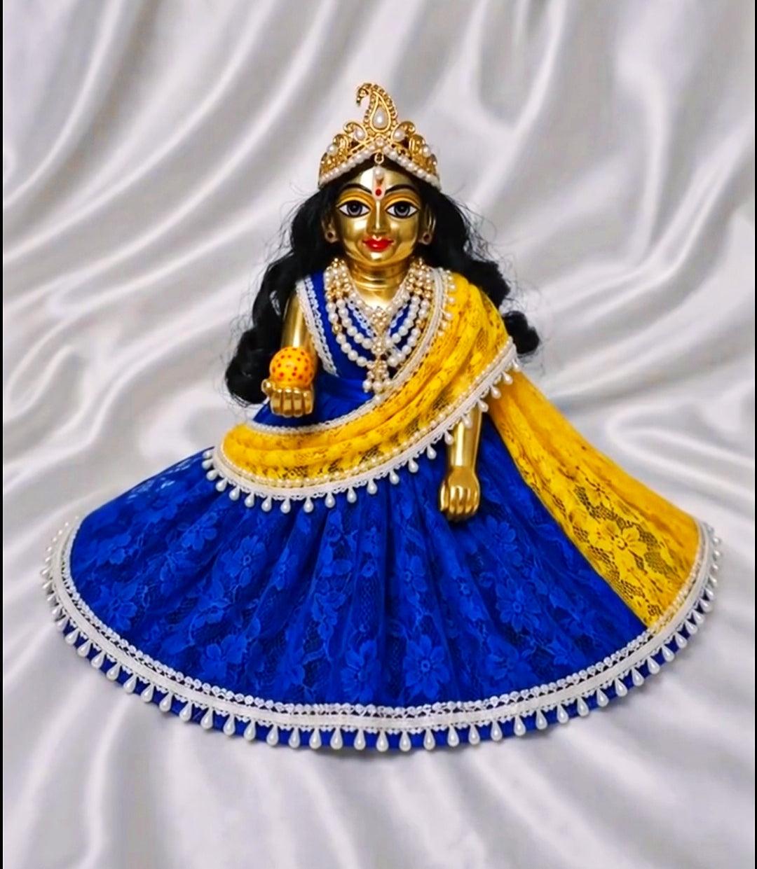 Designer Blue laddu gopal dress | Premium  Dress for Radha Krishna Idol | Krishna Ethnic