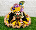 laddugopal beautiful combination of yellow with heavy pagdi