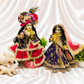 Premium Radha Krishna Dress Set | Designer Yugal Sarkar Poshak Online