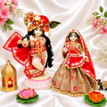 Radha krishna beautiful embroidery dress