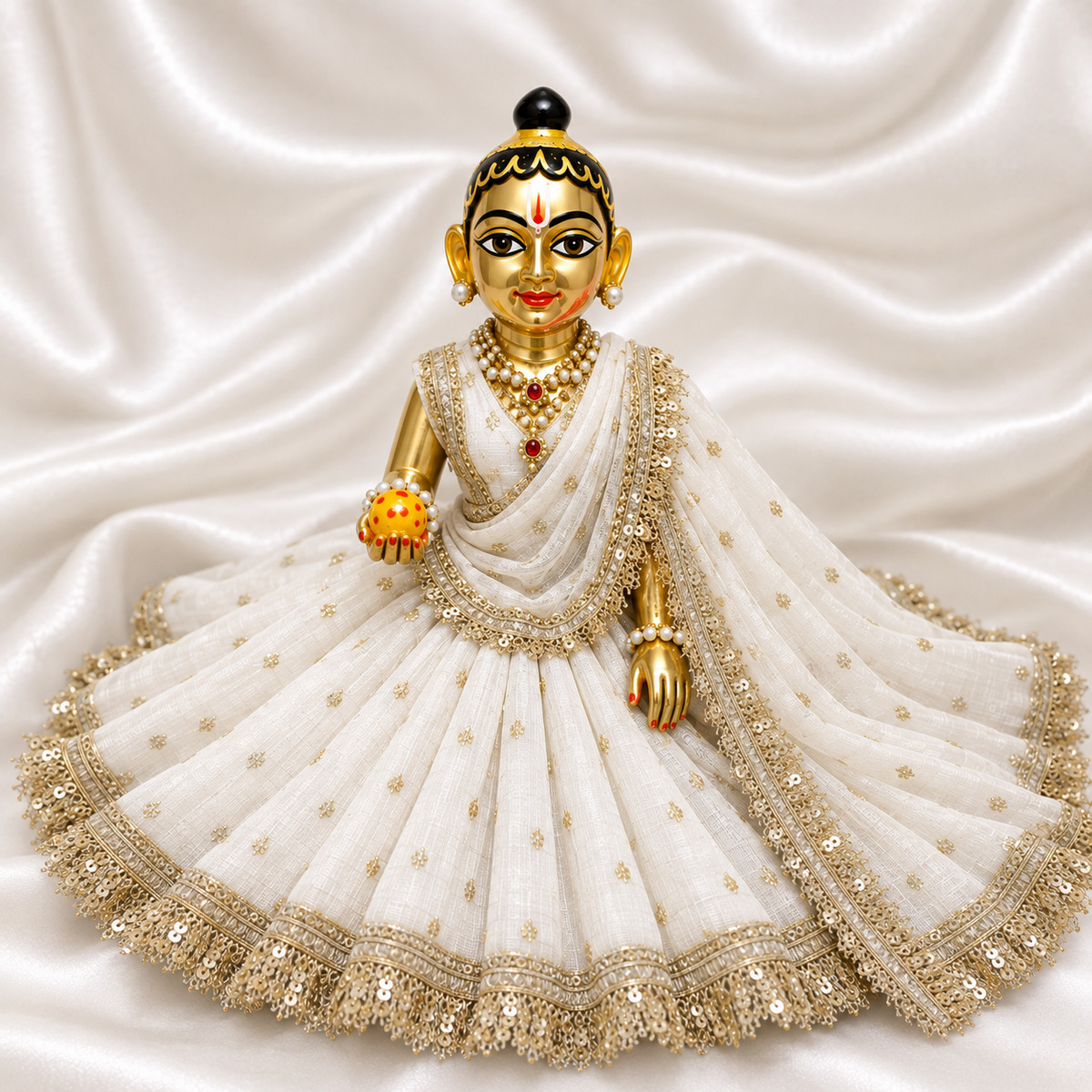 Sharad Purnima Special white poshak