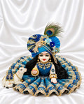 Blue colour designner poshak for laddu gopal