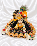 Orange & black combo of laddu gopal dress
