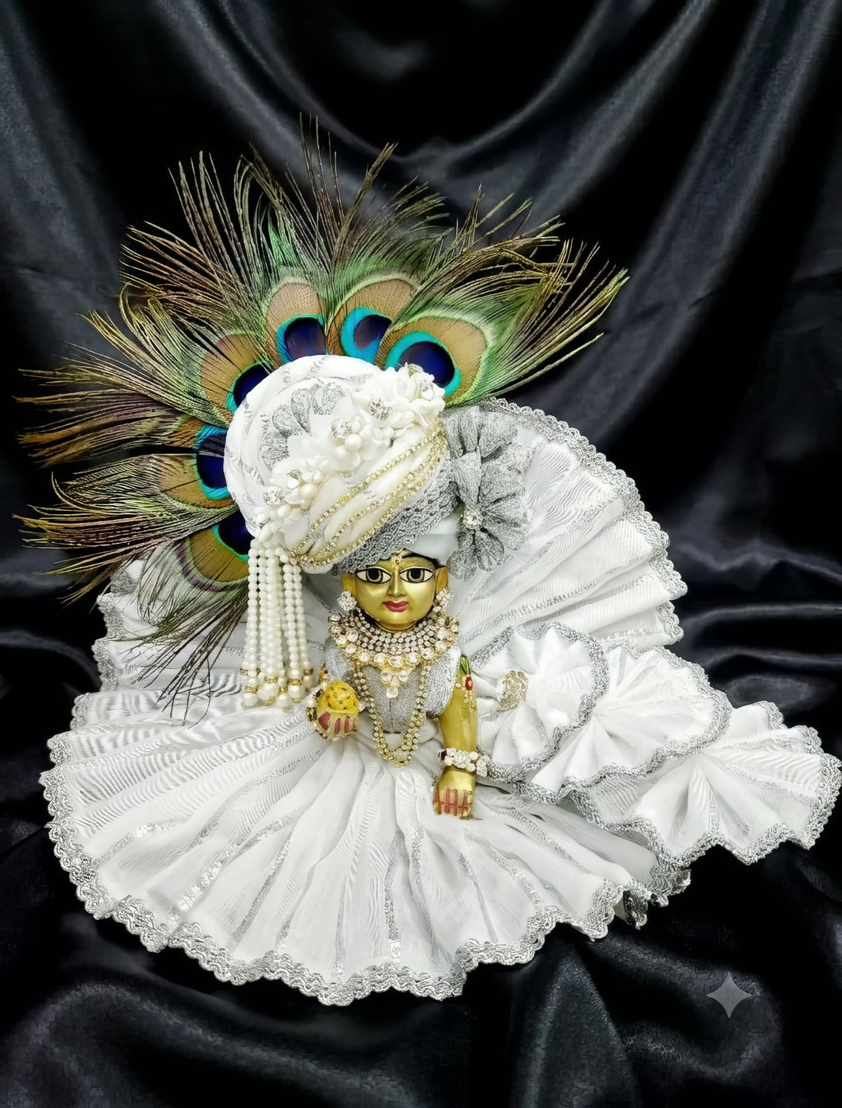 Sharad Purnima Special poshak for laddu gopal